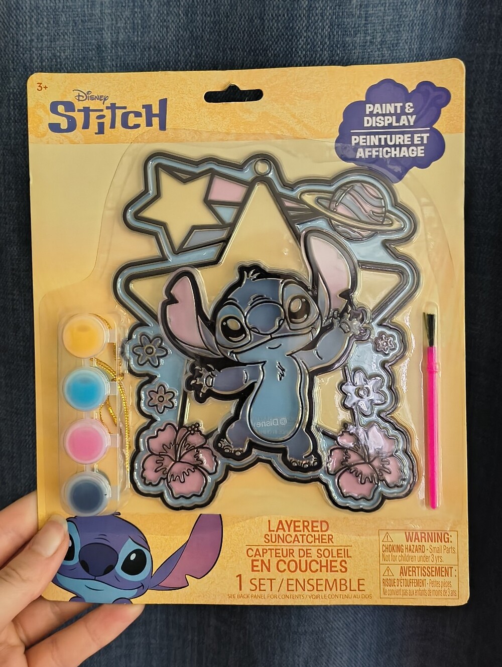Disney Stitch Paint Your Own Sun Catcher